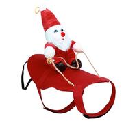 MEIBAOGE Pet Costume Holiday Pet Make Up Decoration Adjustable for Small Media Large Dogs and Cats Christmas Festivities
