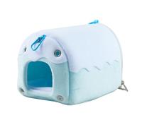 MEIBAOGE Pet Hammock Warm Nests Chinchillas Cage Accessory Winter Pet Supply for Chinchillas and Parrots