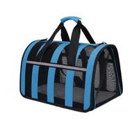 MEIBAOGE Pet Handbag Cat Carriers Bag Soft Big Capacity with Strap Breathable Pet Carriers Sightseeing Bag