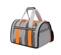 MEIBAOGE Pet Handbag Cat Carriers Bag Soft Big Capacity with Strap Breathable Pet Carriers Sightseeing Bag