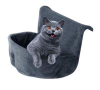 MEIBAOGE Plush Cats Hammock Bed Large Hanging Hammock Sleep Bed Warm Pet Bed for Winter Detachable and Machine Washable
