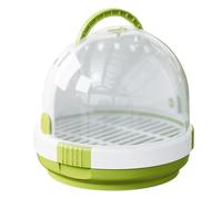 MEIBAOGE Portable Clear Bird Parrots Transport Cage Window Ventilated Carrier Bag Breathable Bird Carrier Travel Bag
