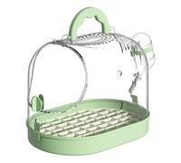 MEIBAOGE Portable Clear Bird Parrots Transport Cage Window Ventilated Carriers Bag Breathable Bird Carriers Travel Bag