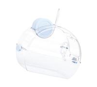 MEIBAOGE Portable Hamster Carrier Bags with Water Bottle Hamster Cage Breathable Pet Handbags Travel Case Small Animal
