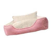 MEIBAOGE Removable Washable Dog Bed Lovely Cats Couch Fuzzy Calmed Cats Soft Couch Bed for Warmth and Rest
