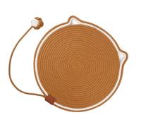 MEIBAOGE Scratching Pad Interaction Scratcher Cushions Toy Cotton Rope Cats Scratch Mat Furniture Protective Scratcher