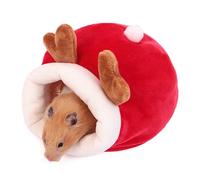 MEIBAOGE Small Animal Bed Hamster Winter Warmth Cotton Nests Antiskid Bottom Pet Bed for Small Dogs Cats and Other Pet