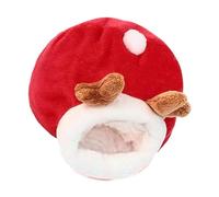 MEIBAOGE Small Animal Bed Hamster Winter Warmth Cotton Nests Antiskid Bottom Pet Bed for Small Dogs Cats and Other Pet
