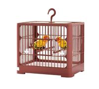 MEIBAOGE Ventilated Bird Cage for Indoor and Outdoor Use Large Bird Cage with Feeders Perch for Budgies Canarys