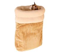 MEIBAOGE Winter Warm Cats Sleep Bag Large Pet Bed Cave for Indoor Warmth Comfortable Cats Resting Bag with Thicken Liners
