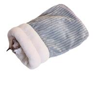 MEIBAOGE Winter Warm Cats Sleep Bag Large Pet Bed Cave for Indoor Warmth Comfortable Cats Resting Bag with Thicken Liners