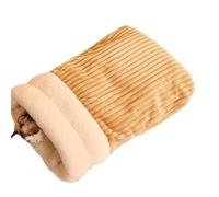 MEIBAOGE Winter Warm Cats Sleep Bag Large Pet Bed Cave for Indoor Warmth Comfortable Cats Resting Bag with Thicken Liners
