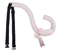 MEIBAOGE Women Cat Ear Bell Headdress Tail Lovely Bell Cat Ear Headband Cosplay Angel Headwear Photo Props