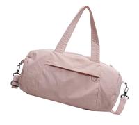 MEIBAOGE Women's Travel Large Capacity Shoulder Bag Crossbody Pack Nylon Fitness Bags Nylon Handbag for Gym and Trip, Pink, Length 44cm