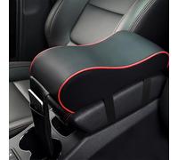 MeiBoAll Car Armrest Cushion,Memory Foam Car Armrest Pad,Auto Center Console Armrest Pillow with Phone Holder Storage Bag Universal Fit for Most Car