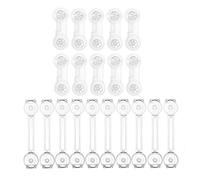 Meichoon 20 Pack Cabinet Locks Baby Proofing Multi-Purpose Door Locks for Kids Safety Drawers Fridge Toilet