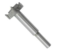 Meichoon 75mm Forstner Drill Bits Flat Wing Drilling Hole Hinge Cemented Carbide Carbon High Speed Steel Woodworking Drill Punching Bit with Round Shank