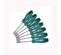 Meichoon 7pcs Socket Wrench Screw Driver Non-Magnetic Tip Metal Hex Nut Key Wrench Screwdriver Nutdriver Hand Tool 5-11mm,DF07