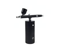 Meichoon Airbrush Air Pump Kits, Spray Gun Compressor Set Mini Portable Charging for Model Spray Painting and Colour Painting, NA06
