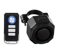 Meichoon Bike Alarm Rechargeable Wireless Vibration Motion Sensor Waterproof with Remote Control Anti-Theft Burglar System 110dB for Bicycle Motorcycle Scooter Vehicle Trailer Car