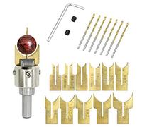 Meichoon Carbide Ball Blade Buddha Beads Drill 6-25mm Woodworking Milling Cutter Bead Knife Set Wood Router Bit Tungsten Steel Alloy Coated Cemented Carbide Spherical Woodworking Tool Kit