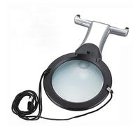 Meichoon Chest-mounted Magnifying Glass 2.5X Large Lens 6X Small Lens to Protect the Neck Hand-held Desktop Diverse with 2 LED Lights Knitting Embroidery Reading Newspapers