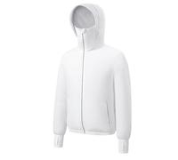 Meichoon Cooling Jacket with 2 Fans USB Air Conditioned Shirt 3 Gear Wind Speed Adjustment Lightweight UPF50+ UV Protection Hoodie for Hiking Fishing Cycling