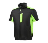 Meichoon Cooling Jacket with Fans Heat Resistant Short-sleeved Air Conditioning Clothes Breathable Wearable for High Temperature Work