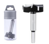 Meichoon Forstner Drill Bits Woodworking Tool Punching Bit Wood Slabs Flat Wing Drilling Upgraded Version 3-Cutter Higher Hardness Tungsten Carbide Hole Saw Auger Opener 50mm