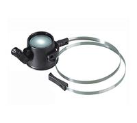 Meichoon Headband Magnifier with LED Lights Lighted 15X Magnifying Glasses Single Eye Headset Loupe for Repair Precision Electronic Components Clocks Watches UC43