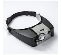 Meichoon Headband Magnifying Glasses,1.5X 3X 6.5X 8X Eyewear Magnifier with 2 LED Lights Head Lamp Loupe for Repairs Reading Jewelry Making