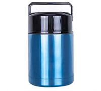 Meichoon Large Insulated Food Container for Cooking 35 oz 1000ml, Stainless Steel Interior Leak Proof Soup Jar & Food Storage, BM02 Blue