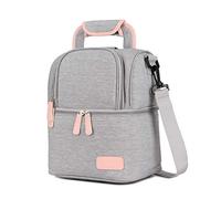 Meichoon Waterproof Breast Milk Baby Bottle Cooler Bag Portable Thermal Insulated Lunch Box/Large Capacity Handbag/Baby Milk Bag Freezer/for Work Mommy Women Men