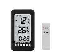 Meichoon Wireless Thermometer,Indoor & Outdoor Weather Station Digital Temperature Monitor Thermometer With Remote Control,Household Refrigerators,Ice Storage,Maximum and Minimum