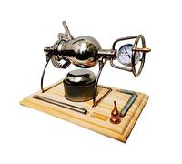 MEIDAI DIY. Retro Mini Popcorn Machine Popcorn Poppers Showpieces for Home Decor Old Fashioned Stainless Steel Popcorn Maker Small Vintage Popcorn Popper Machines with Mini Bag Popcorn Pot Cooker