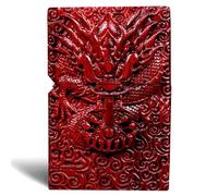MEIDAI Natural Red Sandalwood Rosewood Carving Lighter,Replaceable for Zippo (Only Case), Compatible Insert Size 3.6cm * 1.2cm * 5cm,Lighter housing (Dragon Ball)