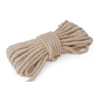 Meidansini 6mm Jute Rope, 98ft Natural Hemp Rope, Twisted Manila Jute Twine for Crafts, Porch Swing, Decor, Railing, Docks, Landscaping