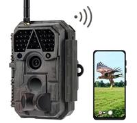 Meidase P100 Wildlife Camera WiFi App 32MP 1296P H.264 Video Trail Camera with 100ft Night Vision 0.1s Motion Activated, Garden Camera Trap, Outdoor Cam
