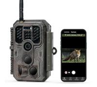 Meidase P200 Wildlife Camera WiFi Bluetooth, 48MP 1296P, 30m Night Vision, 0.1s Motion Activation, IP66 Waterproof, Mobile App Transmission, Outdoor Garden Monitoring