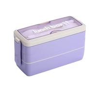 Meider Upgrade Bento Lunch Box, Bento Box for Kids and Adults, Reusable Meal Prep Containers with Fork and Spoon