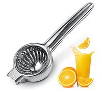 Meidong Upgraded Lemon Squeezer Super Stainless Steel 304 Hand Press Juicer Manual Citrus for Juicing Lemon ＆ Limes, Vegetables (Middle)