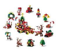 MEIEST 12 in 1 Christmas Building Blocks Set