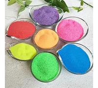 MEIEST 7 Pack Colorful Magic Sand,Amazing Hydrophobic Sand Space Sand,Never Gets Wet Sand,Play Sand Colored Sand Toys,Educational Innovations Gift,Novelties Party Favors(7 Colors)