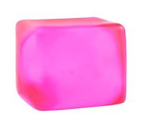 MEIEST Giant Stress Cube - 8 CM Cube-Sensory Fidget Squeeze Toy with Super Solid Squish-Slow Rising Ice Cube Stress Balls-Stress Relief Hand Toy (Red)