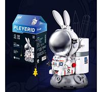 MEIEST Mini Astronaut Building Blocks Set,Creative Simulation Space Man Exploration Model Particle Construction Building Bricks Toy,Cute Home Decor (Pen container)