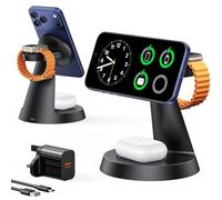 Meifigno 15W 3-in-1 Wireless Charging Station for iPhone Multiple Devices