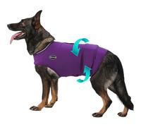 Meifsou Dog Anxiety Vest, Skin-Friendly Thunder Jacket for Dogs, Dog Calming Shirt for Thunder, Fireworks, Vet Visits and Separation - Keep Pet Calm Without Medicine, Fit for Small Medium Large Dogs