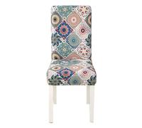 Meigeh Chair Covers for Dining Room Chair Slipcovers Elastic Printed Chair Protective Covers A Curtain of the Dream 6 pcs