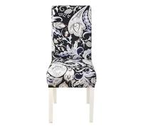 Meigeh Chair Covers for Dining Room Chair Slipcovers Elastic Printed Chair Protective Covers Dream 2 pcs