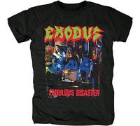 meiguixing of Rare! Exodus Fabulous Disaster Short Sleeve Black Unisex S-234Xl t Shirt Mens 1A345 Black XL